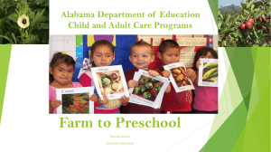 To 12 farm to preschool