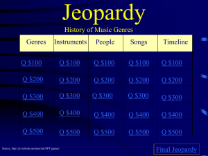 Jeopardy - historyofmusicgenres