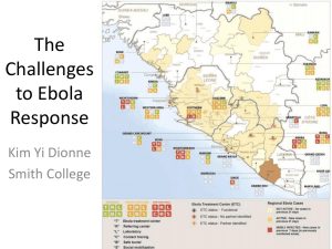 The Challenges to Ebola Response