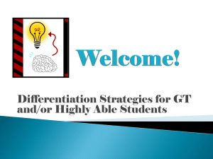 Differentiation Strategies - Wiki