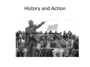 5) History teachers as activists.