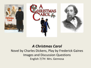 PPT for Discussion of A Christmas Carol