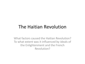 The Haitian Revolution (ppt)