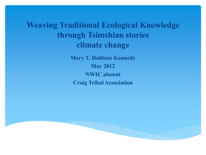 Weaving Traditional Ecological Knowledge