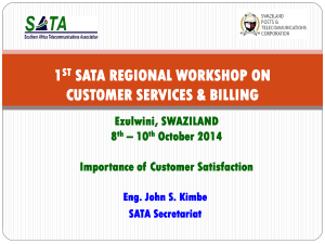 John Importance of Customer Satisfaction - SATA