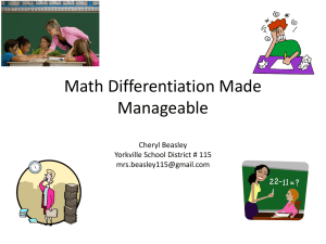 Beasley_Math_Differe.. - Raising Student Achievement Conference