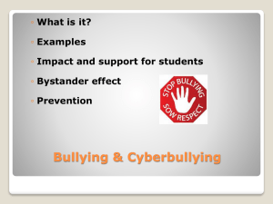 Bullying, Cyberbullying & Sexting