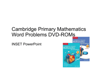 How to teach with Cambridge Primary Mathematics
