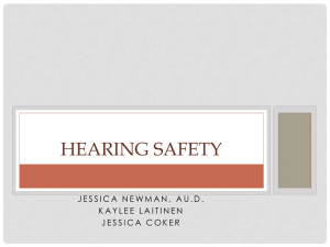 Hearing Safety Powerpoint - Louisiana Tech University
