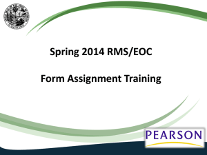 Form Assignment Training PowerPoint