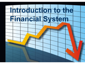 Introduction to Financial System