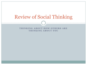 Review of Social Thinking
