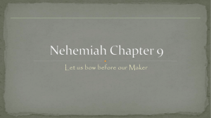 Nehemiah Chap 9 - Christ Baptist Church