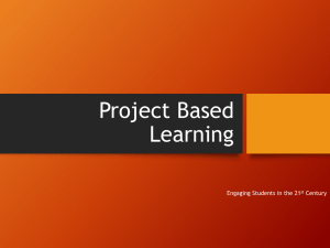 Project Based Learning Final