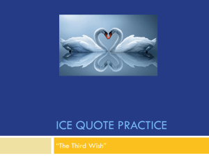 ICE Quote Practice - Spring Lake Park Schools