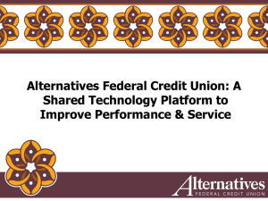 A Shared Technology Platform to Improve Performance & Service