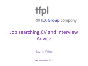 CV and Interview Advice (2)
