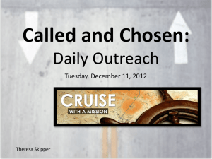 Called & Chosen: Daily Outreach