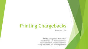 Chargeback presentation