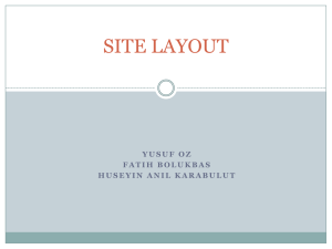 SITE LAYOUT