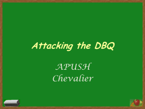 Attacking the DBQ