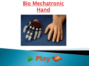 Bio Mechatronic Hand