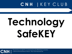 Presentation - Technology SafeKey