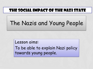Nazi policies towards the young