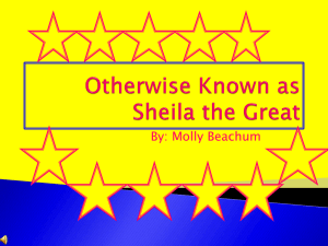 Otherwise Known as Sheila the Great ppt.2