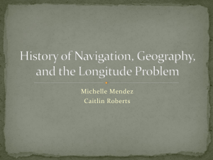 History of Navigation, Geography, and the Longitude Problem