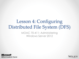 Configuring DFS Power Point