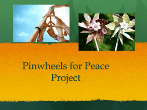 Pinwheels for Peace Project