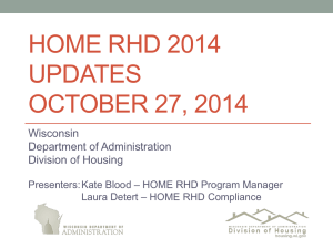 Home 2014 updates - Department of Administration