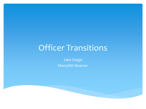 Officer Transition
