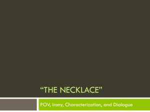 *The Necklace* p 348 - Greer Middle College || Building the Future