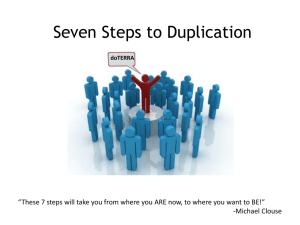 Seven Steps to Duplication with doTERRA!