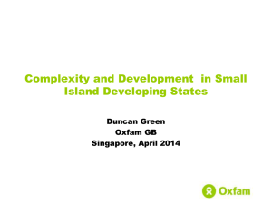 Duncan Green Complexity and SIDS 2014