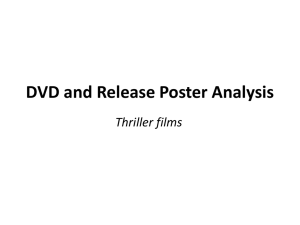 DVD and Release Poster Analysis