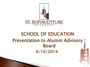 File - St. Bonaventure Education Alumni Board