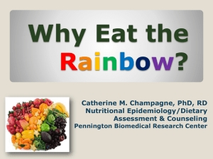 Why eat the Rainbow? - Botanical Research Center
