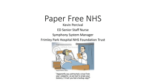 Paper Free NHS - Kevin Percival - E