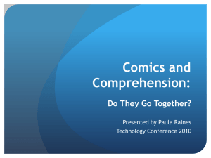 Comics and Comprehension .ppt