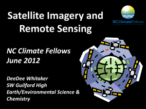 Satellite Imagery and Remote Sensing
