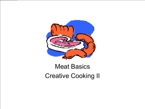 Meat Basics Spring 11 - Hinsdale Central High School