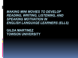 Making Mini Movies to Develop Reading, Writing, Listening, and