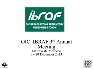 IRIB - Organisation of Islamic Cooperation Broadcasting Regulatory