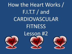Active Health Lesson 2 – Heart and FITT (PowerPoint)