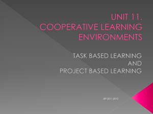 unit 11- task based learning - clil