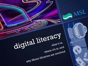 Digital Literacy as PowerPoint