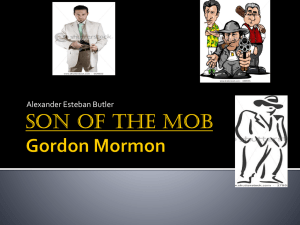 Son of the mob Gordon Kormon